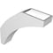 Ekena Millwork 3 1/2-in. W x 14-in. D x 14-in. H Thorton Architectural Grade PVC Knee Brace BRCP035X14X14THR - alternate 4